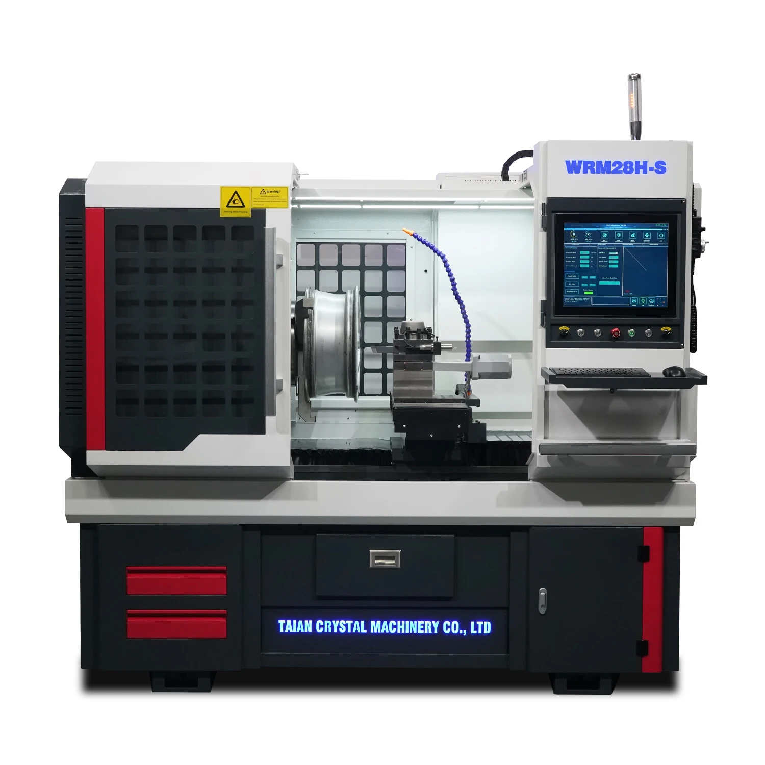 The New Upgrade Horizontal Wheel Repair Machine WRM28H-S Rim Repair Equipment