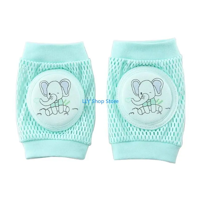 T8UD 幼児厚い膝パッド漫画ベビー膝プロテクター弾性安全ニーパッド