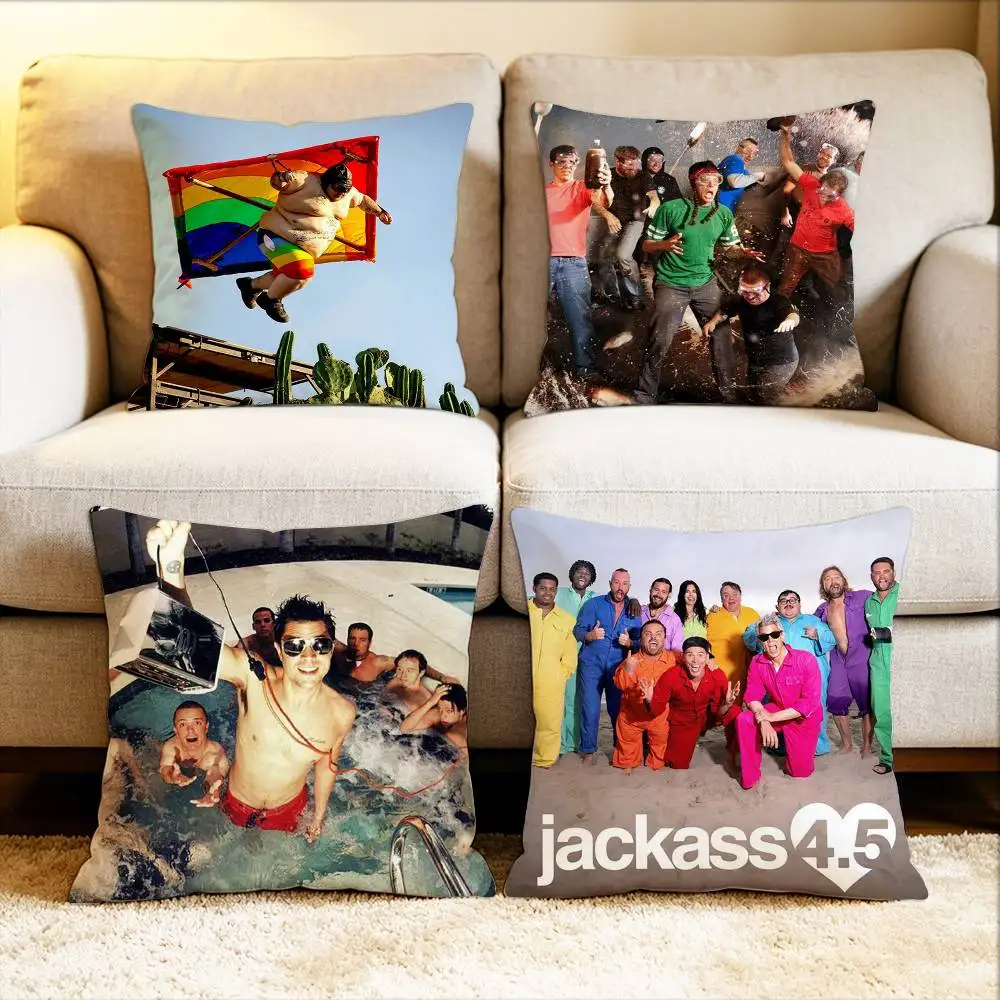 

Jackass Best and Last J-Jackass Various Sizes Square Pillow Case For Car Home Bedchamber Decor