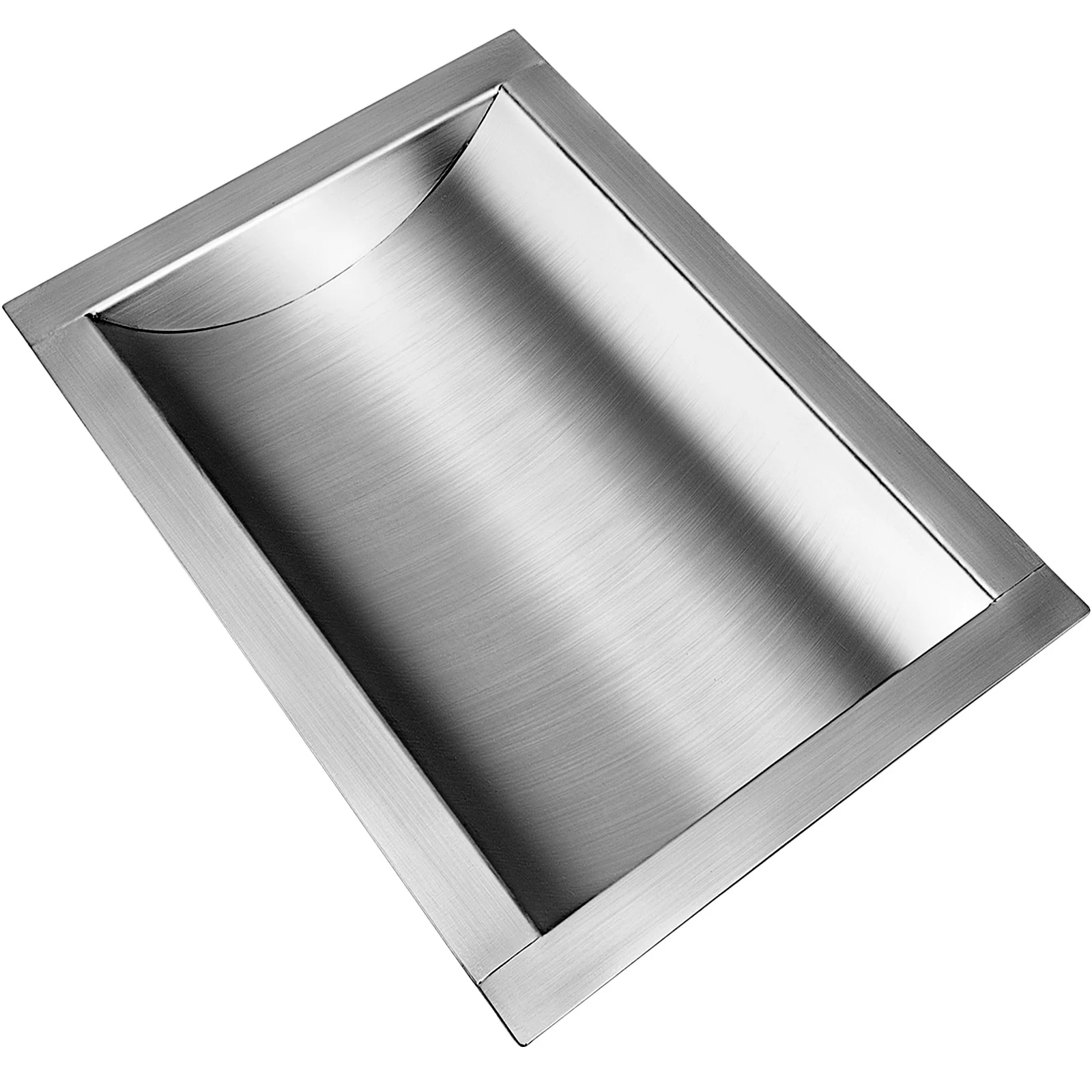 VEVOR Drop-In Deal Tray Multi-Size Brushed Finish Stainless Steel Anti-staining Safety Banks Convenience Stores Commercial Use