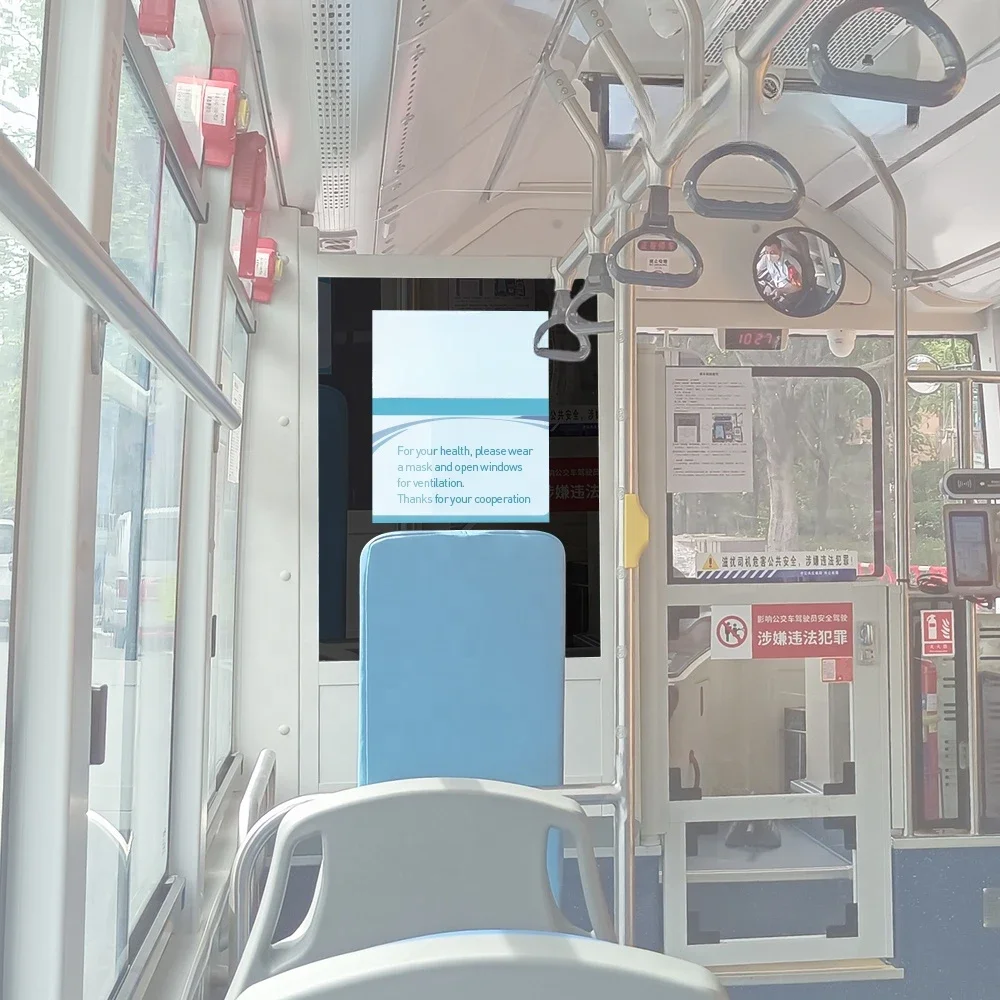 Stop Voice Announcer Inbus Onboard Advertising Display Screen for Bus