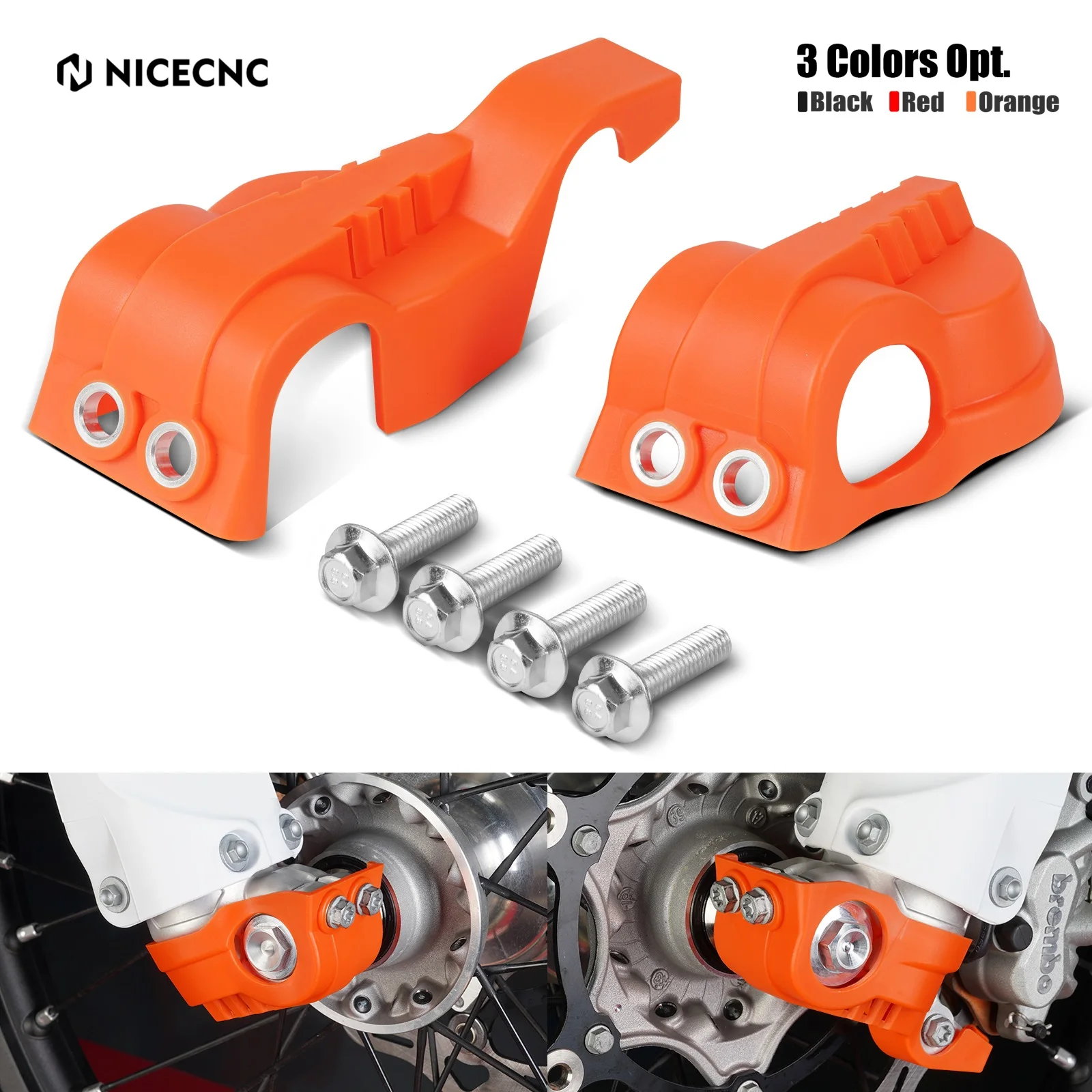 

NICECNC For 2016-2024 KTM EXC 300 EXC XCW EXCF TPi 6D 500 450 400 350 300 250 200 150 125 SX XC F 2015 Fork Shoe Cover Guard Kit