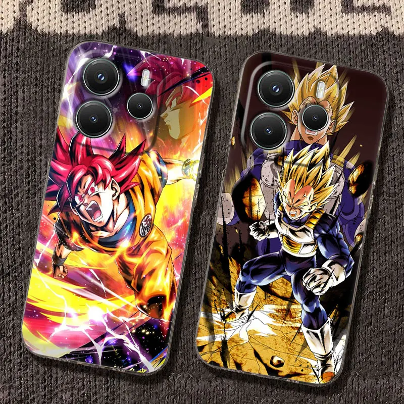 

Dragons-Balls Case For Xiaomi Redmi Note 15 14 13 12 11 Pro Plus Super Saiyans Cover For Redmi 15C 15 14C 13C Clear Phone Cases