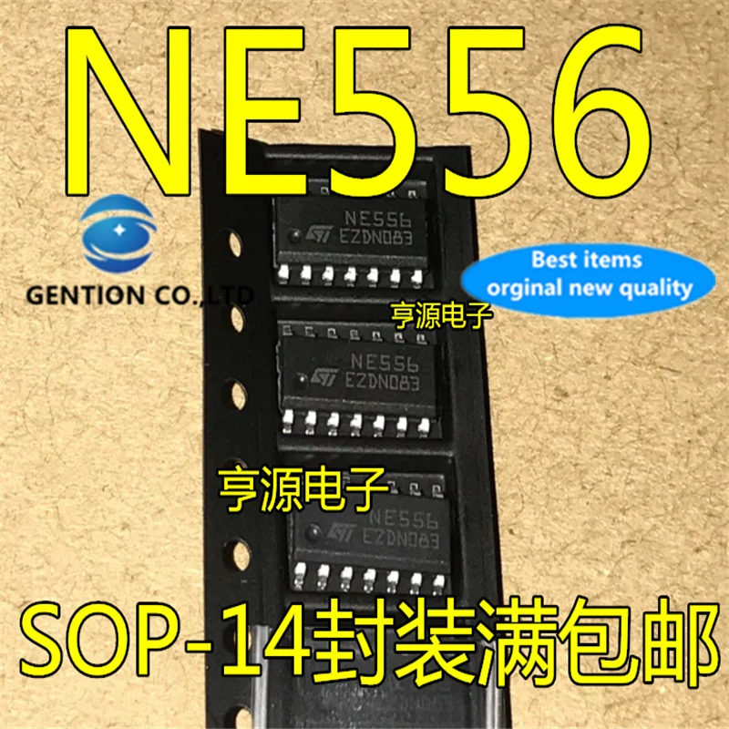 50Pcs  NE556 NE556DR NE556DT  SOP-14 Double precision timer IC in stock  100% new and original