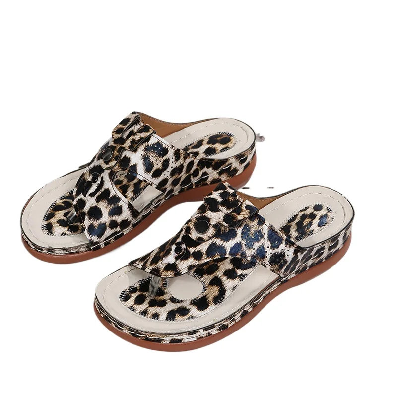 Sandalias Ortopédicas de Cuña para Mujer, Zapatillas de Verano, Zapatos de Playa con Punta Abierta, Chanclas, Zapatos Mujer 2026