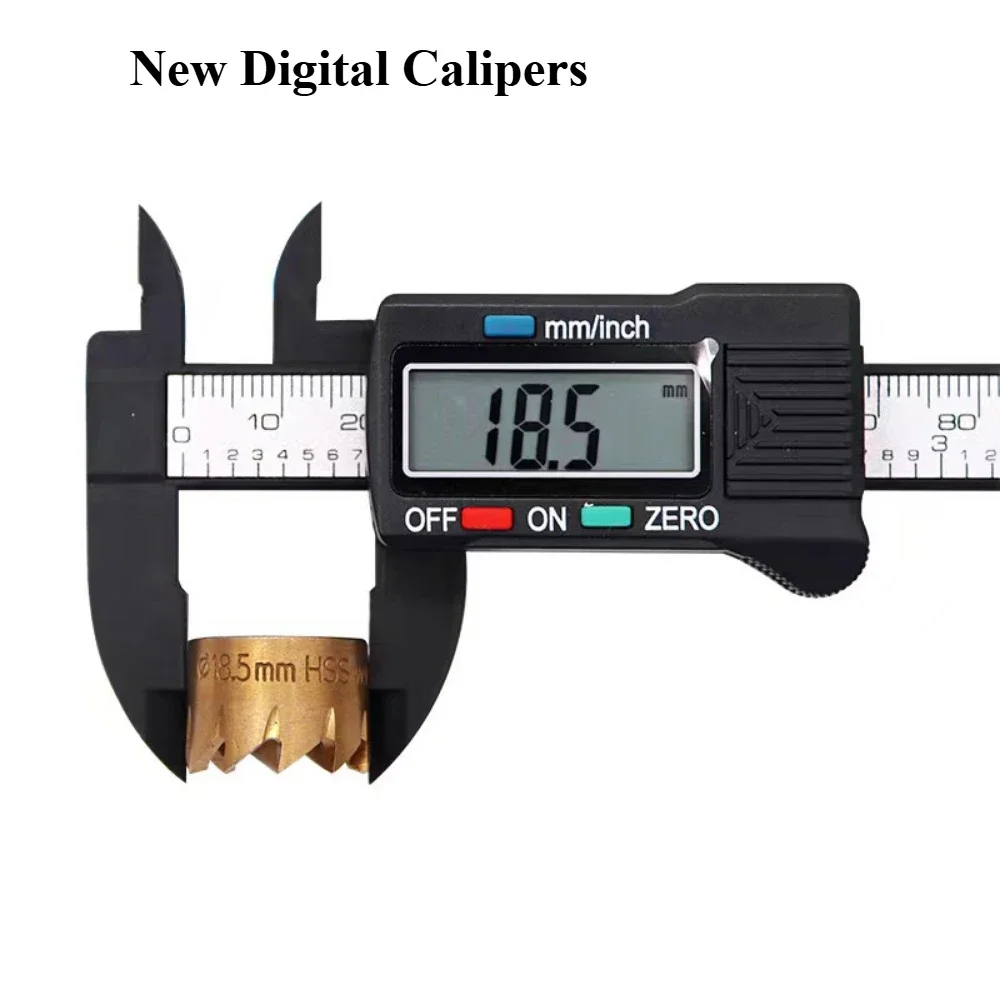 Digital Caliper Carbon Fiber Dial Woodworking Tool Microcirculation Measuring Tool 150mm Pied a Coulisse Carpentry Hand Tools