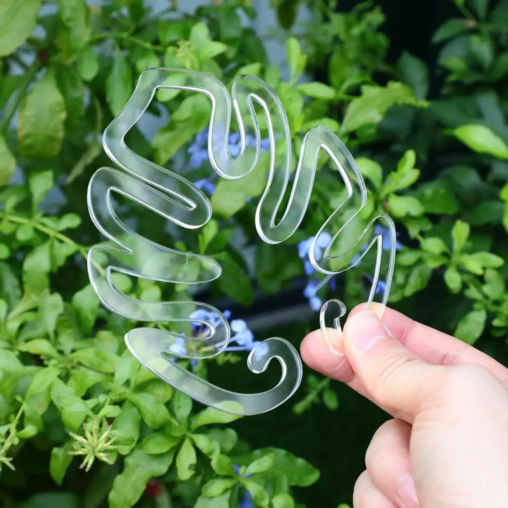 Heavy Duty Monstera Grapple Monstera Plant Support Rings Heavy Duty Plastic Stem Holders for Vertical Growth Set of 2 for Taming