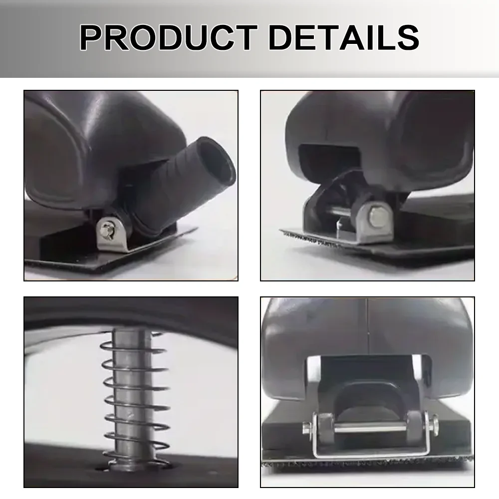 Adjustable Curved Dry Grinding Tool, Handheld Curved Grinding Plate, Spring Hand Sanding Pad, For Grinding Car Body, Paint, Wood