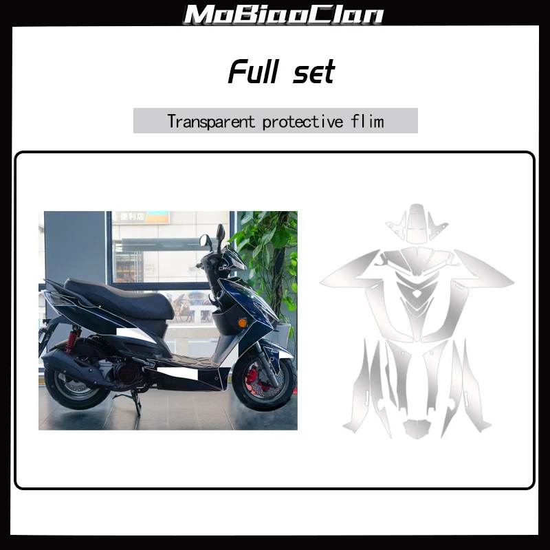 For KYMCO RACING150 2022 Motorcycle Invisible Coat Transparent Sticker Waterproof And Scratch Resistant Accessories Modification