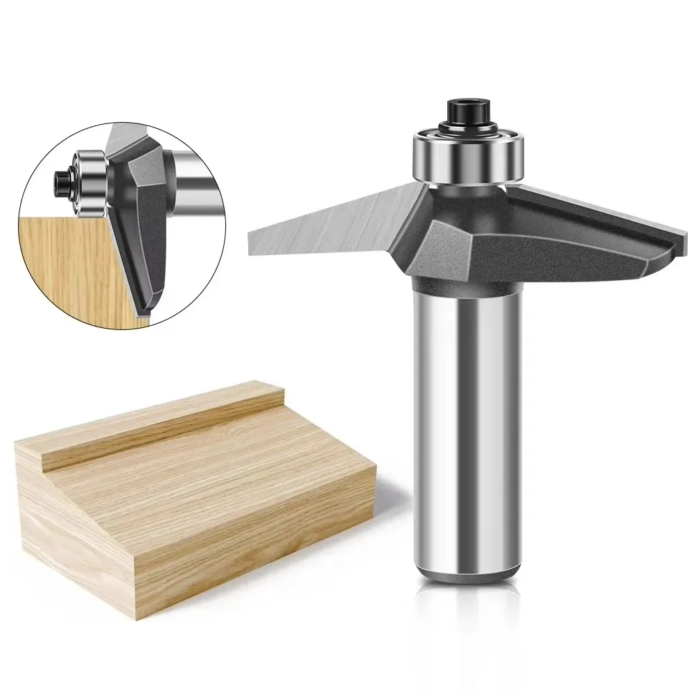 

15 Degree Chamfer Edge Forming Router Bit 12mm 1/2inch Shank Bevel Flush Trim Bit Woodworking Milling Cutter Bits