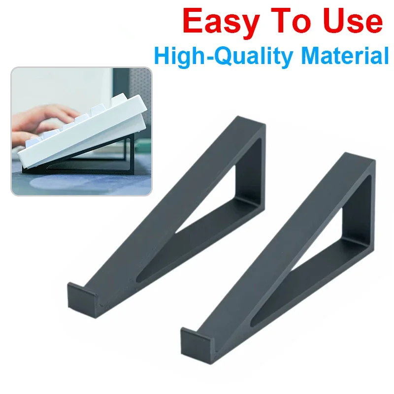 1 Pair New Portable Keyboard Elevated Stand Raised Keyboard Angle Accessories Computer Keyboard Riser Plastic Monitor Holder