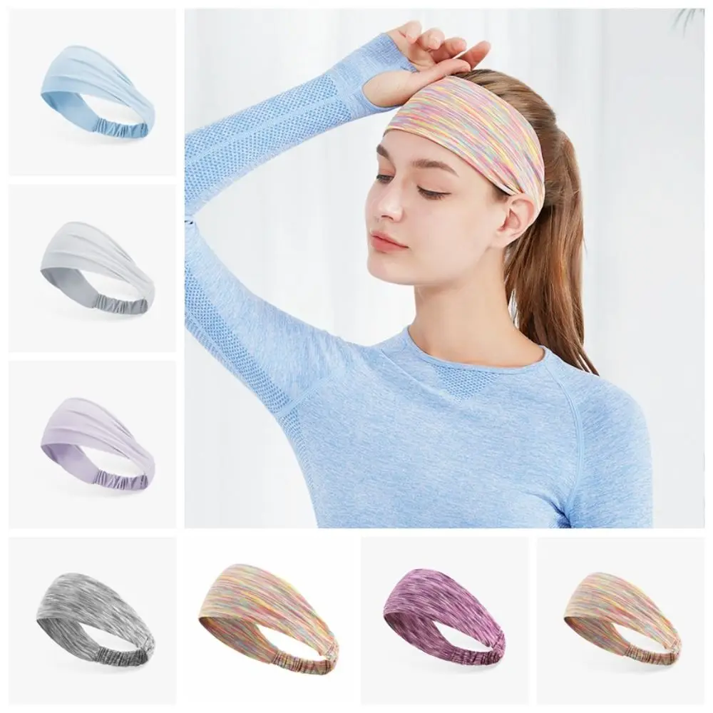 Elasticity Yoga Headbands Breathable Polyester Fibre/Spandex Yoga Sweatband Soft Comfortable Yoga Hair band Yoga Training