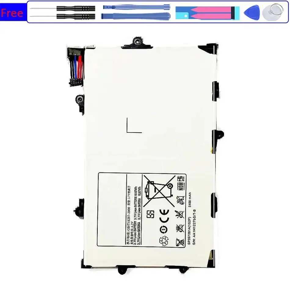 

SP397281A 1S2P Tablet Battery Premium Replacement For Samsung Galaxy Tab 7.7 GT P6800 P6810 5100Mah Lightweight
