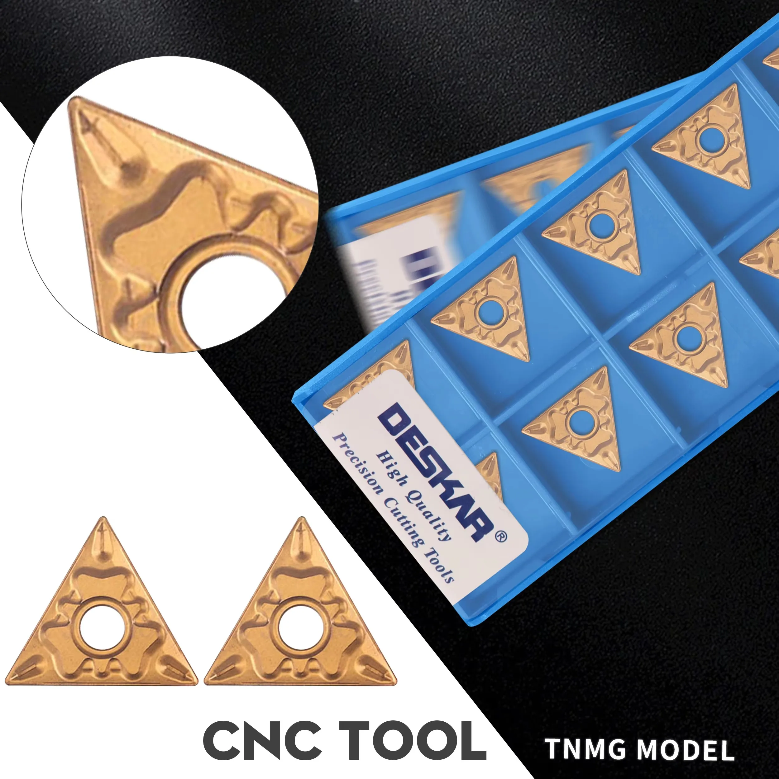 

TNMG160404-HQ LF9018 TNMG160408-HQ LF9018 High quality Wear-resistant Carbide Inserts CNC Lathe Processing Tools For Steel Parts