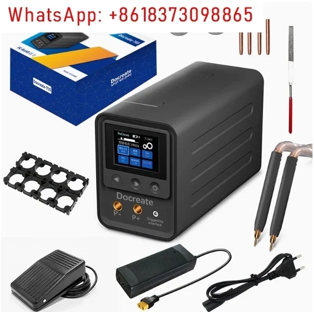 2.4-inch Color Screen Super Farad Capacitor Spot Welding Machine With 999 Level of Fine Adjustment Manual/Automatic Spot Welding