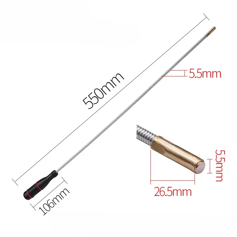 New Foldable Strong Magnetic Pickup Tool Metal Flexible Pick Up Tool Suction Bar Magnet Spring Grip Grabber Portable Hand Tools