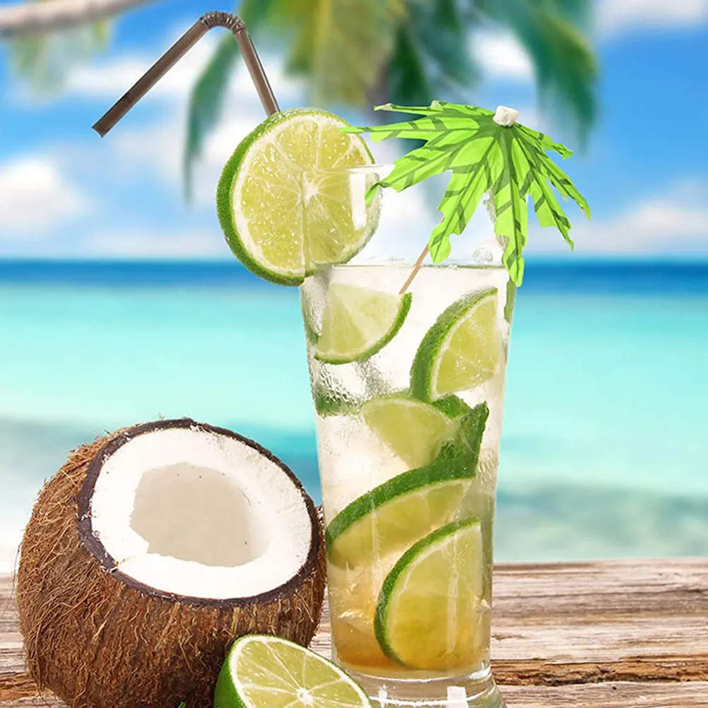 

20Pcs Creative Umbrella Style Food Picks Portable Decorative Cocktail Sticks for Fruit Dessert Appetizer Party Snack