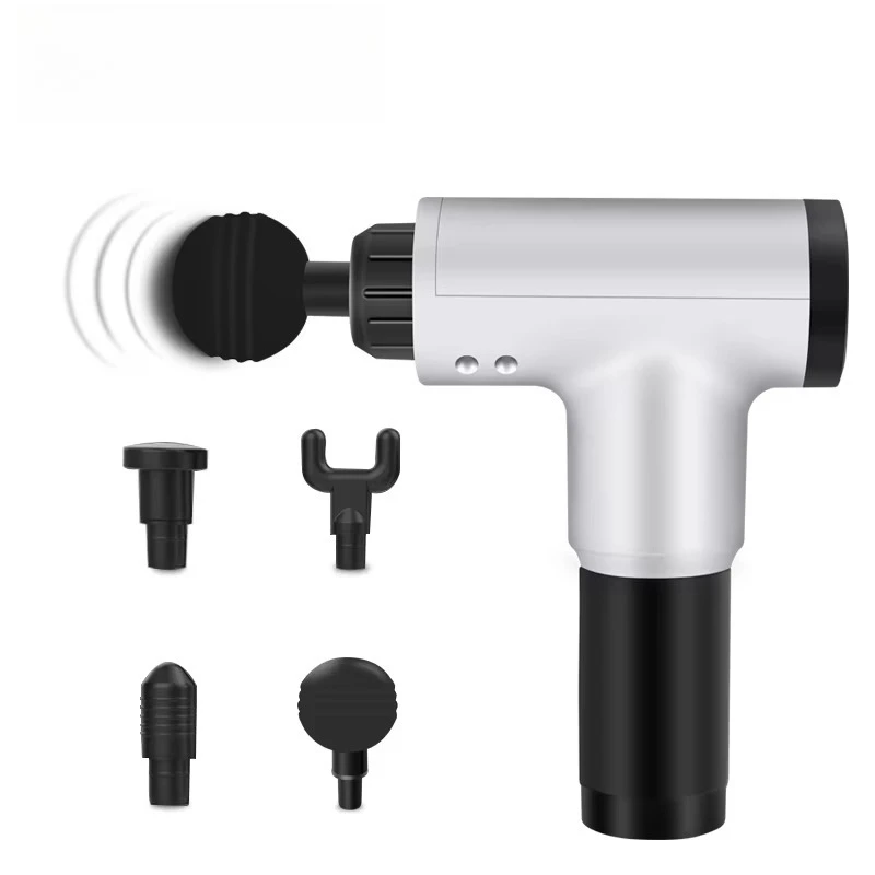 

Профессиональный беспроводной ручной фасциальный пистолет, электрический массажер для глубоких тканей для тела, головы, ног, фитнеса, расслабления мышц