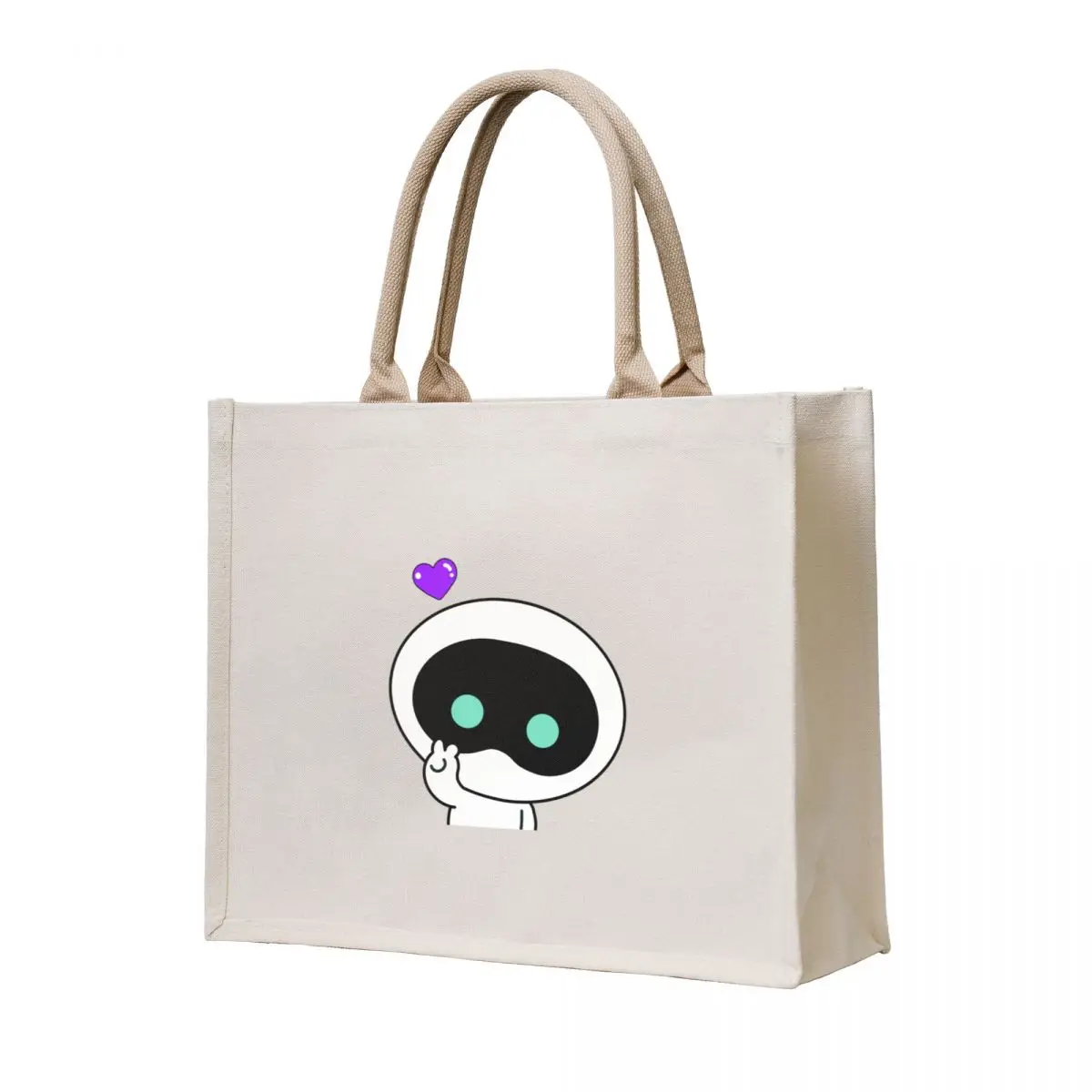 

Wootteo Jin Astronaut Tote Bag reusable grocery bags Shopper handbag canvas tote