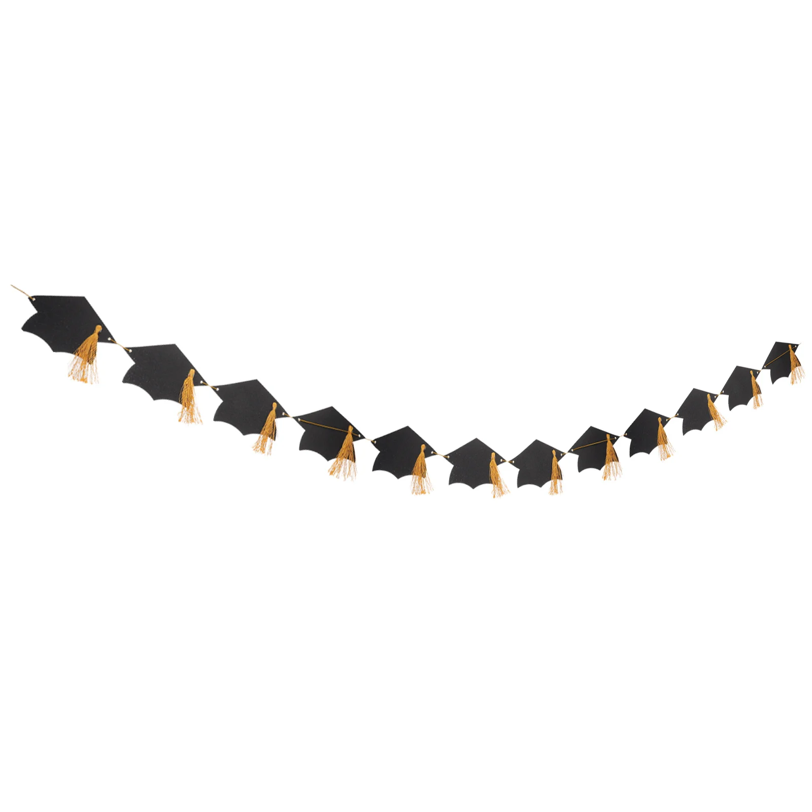 

Graduation Cap Garland Banner Party Decoration Congrats Grad Decor 2023 Streamer Hat Cutouts Backdrop Yard Garland Party