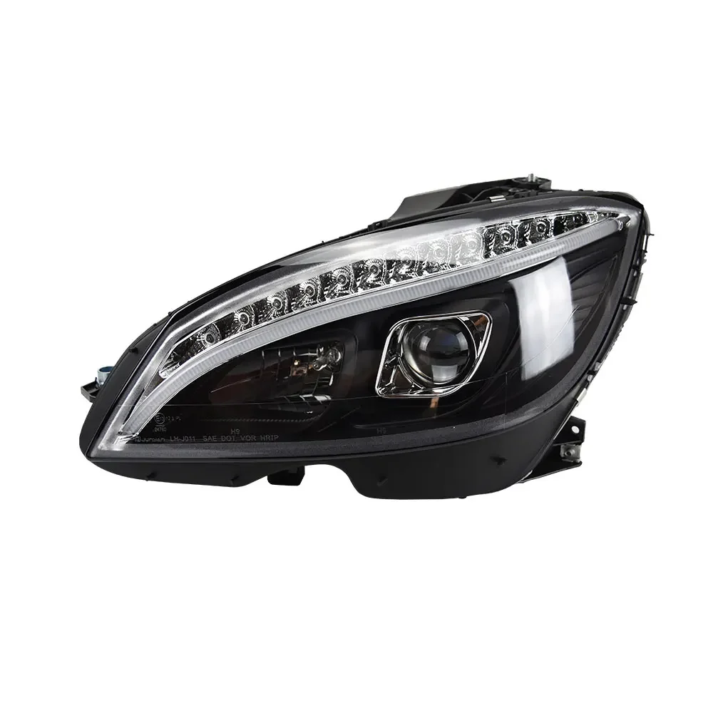 Sell Well Car Lights For  C-Class W204 LED Headlights 2007-2010 C300 DRL Dynamic Signal Projector Lens Front Auto A
