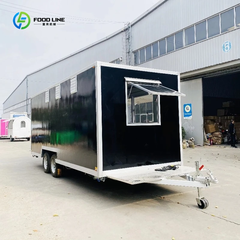 

Concession Catering Food Trailers Fully Equipped Food Van Mobile Food Trailer