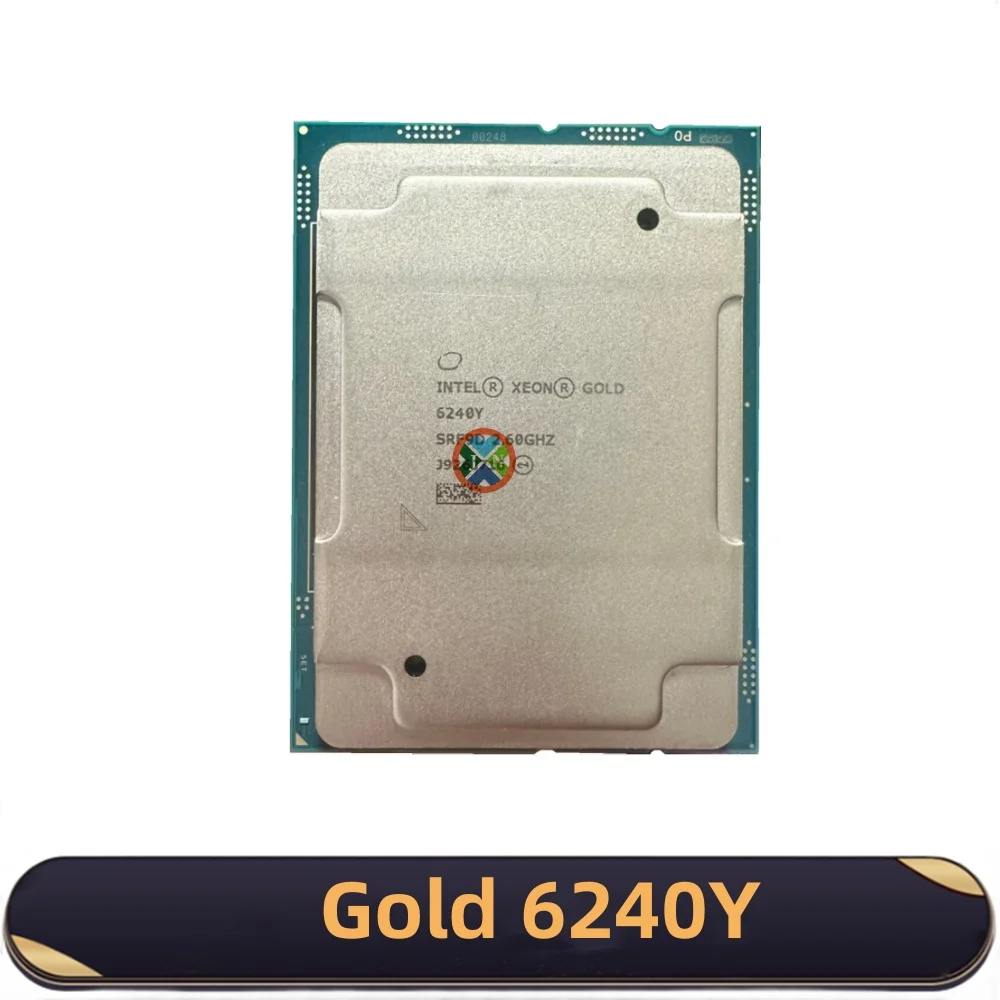 وحدة المعالجة المركزية Intel Xeon Gold 6240Y 18-Cores 32-thread 2.6GHZ 150W LGA3647 Gold6240Y