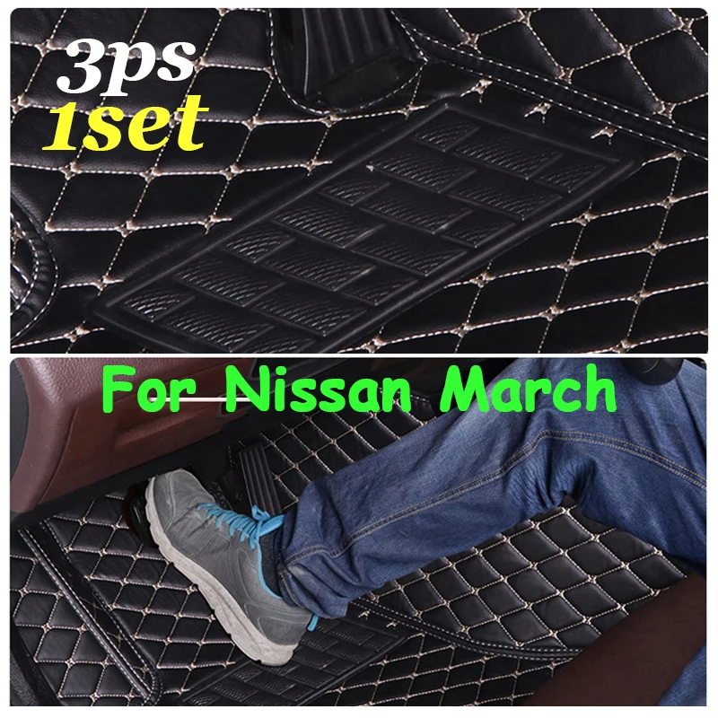 

Автомобильные коврики для Nissan March 2010 2011 2012 2013 2014 2015 2016 2017 2018 Пользовательские подушечки для ног Ковер Чехол Аксессуары для интерьера