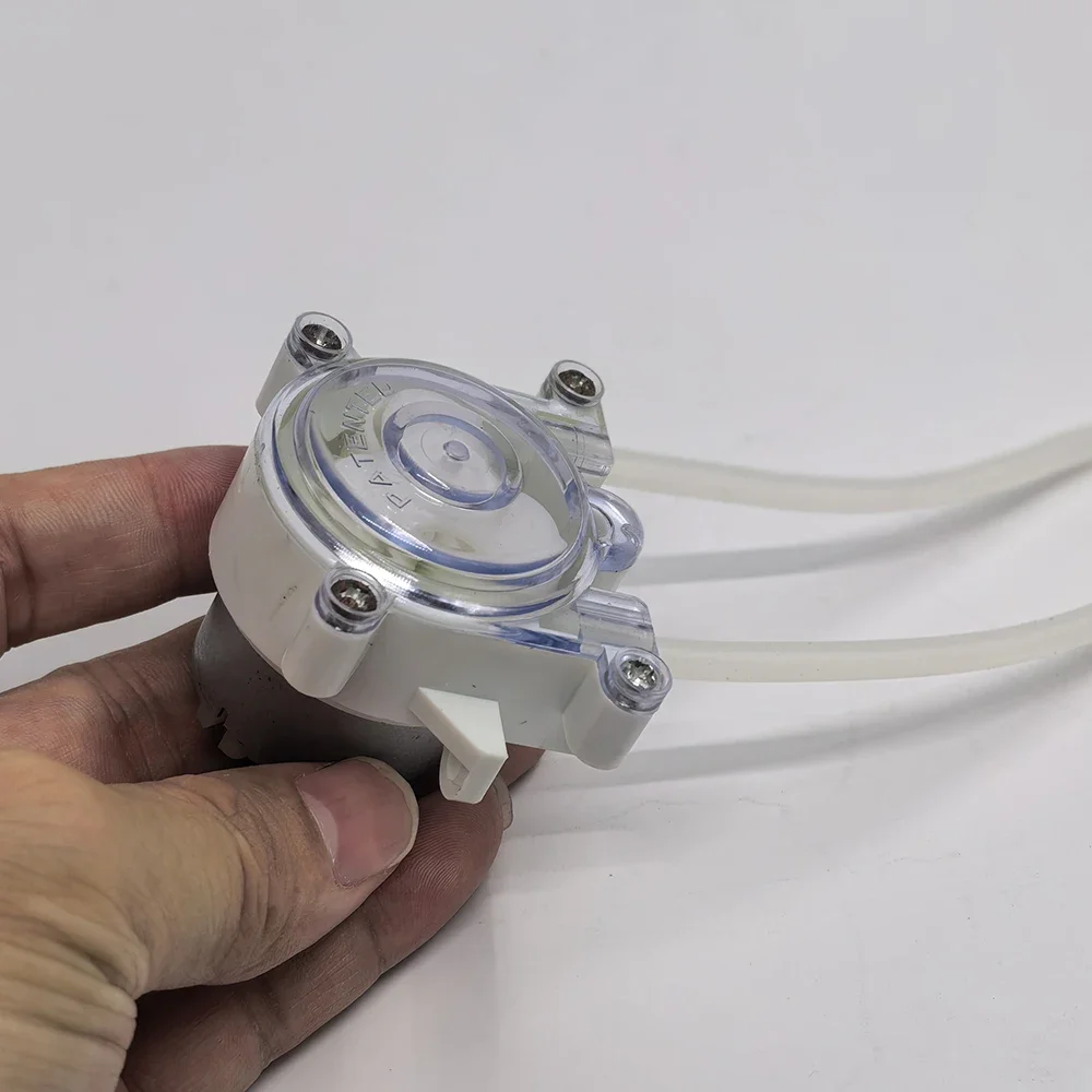 Micro Peristaltic Pump DC 6V-12V Small 500 Geared Motor Adjust Dosing Liquid Water Pump Reverse Direction for Lab Ink Sampling