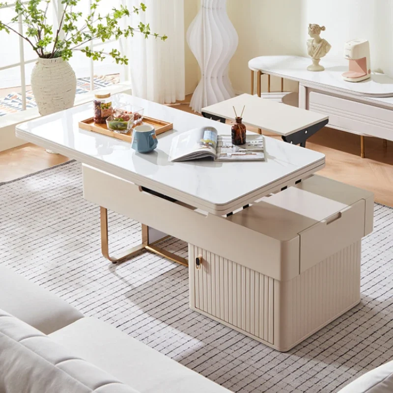 

Luxury Design Coffee Table Nordic Storage Multifunction Living Room Coffee Table Mesa Lateral Modern Stoliki Do Kawy Furniture