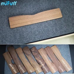 MiFuny Walnut Wooden Mechanical Keyboard Wrist Rest with Mat Ergonomic Gaming Desk Wrist Pad Support Office Typing Protection