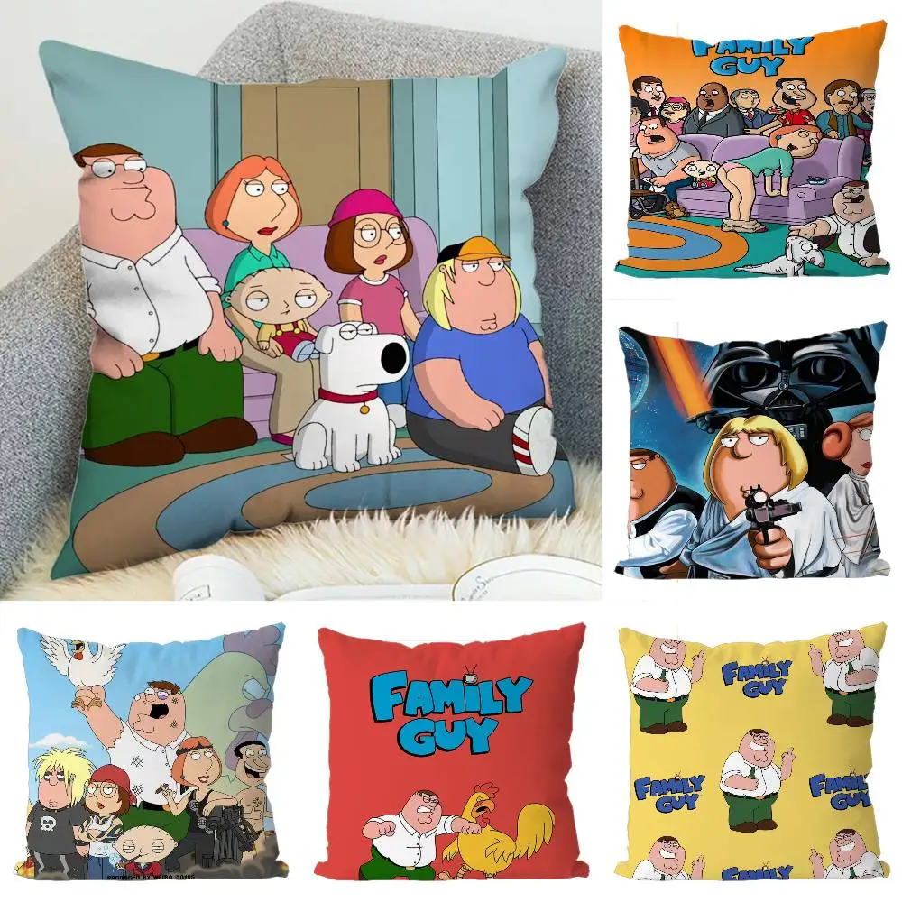 

Наволочка F-Family Guy, роскошная двусторонняя наволочка для автомобильных подушек 45x45, чехол для подушек для дома и украшения, наволочка для дивана 50x50
