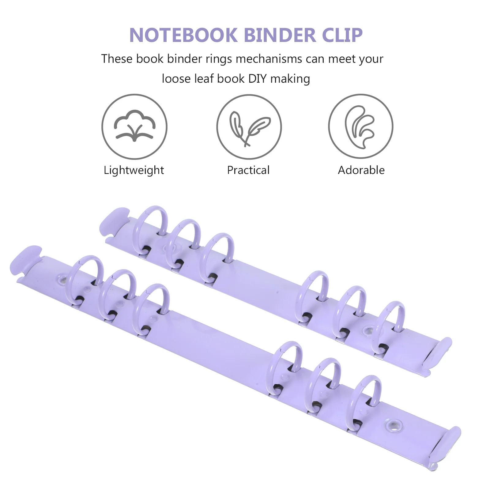 2 قطعة معدنية فضفاضة ورقة الموثق آلية كليب ل مخطط دفتر الموثق المنظم ورقة العمود الفقري ملزمة كليب DIY بها بنفسك