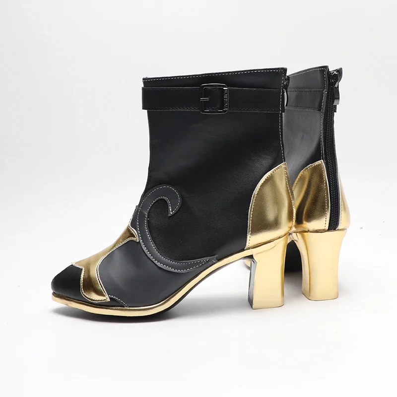 Novo jogo botas cosplay genshin impacto neuvillette sapatos personalizados adereços de festa de halloween em tamanhos grandes para homens e mulheres