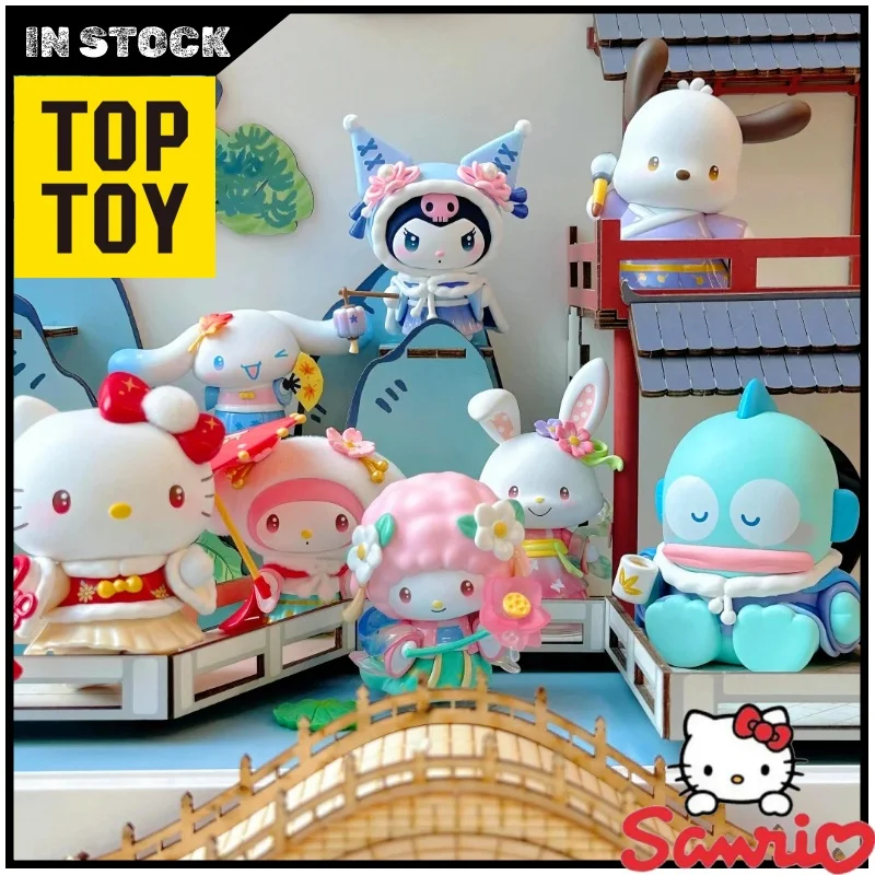 

Новый Toptoy Sanrio Four Seasons Elegance Series слепая коробка Kuroomi Melody Pochacco аниме фигурка украшения игрушки милый орнамент подарок