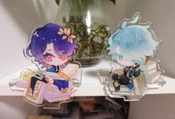 Dr. Ratio Toy Figures Acrylic Stand Alhaitham Anime Model Action Figure Ornament Kids Collection Toys Honkai: Star Rail
