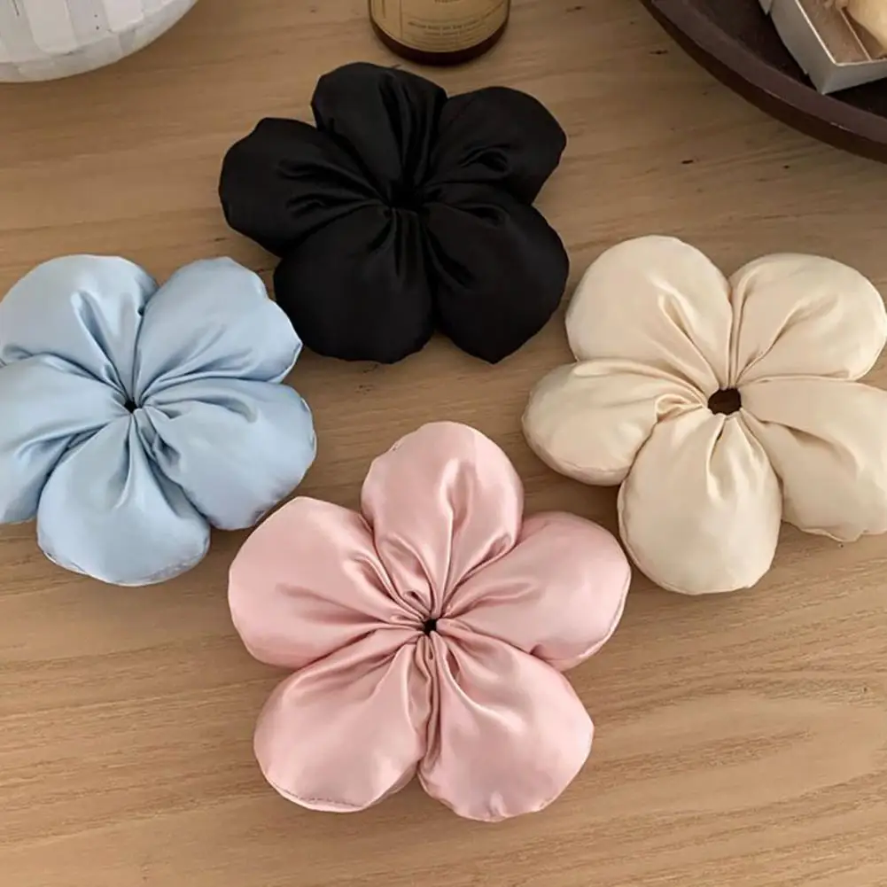 

Beautiful Hair Decoration Flower Shape Oversized Hair Tie for Women Lightweight Portable Hairband Accessories Sponge Hair Rope