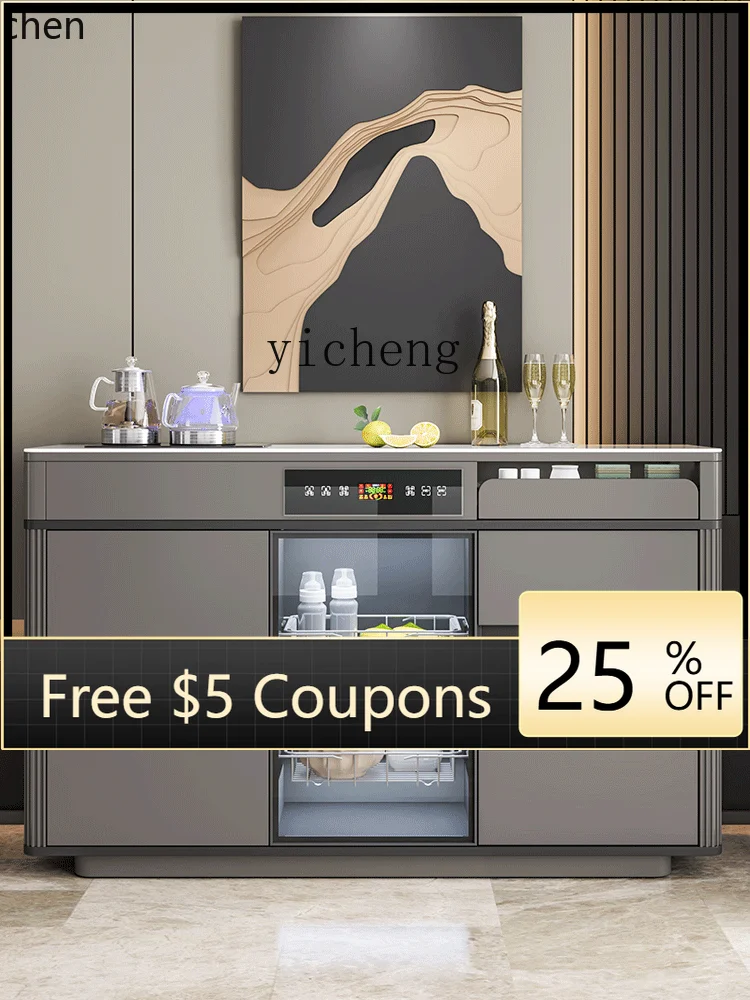 

P26 Tea Machine Tea Cabinet Kettle Integrated Living Room Home Small Desktop Sideboard Cabinet