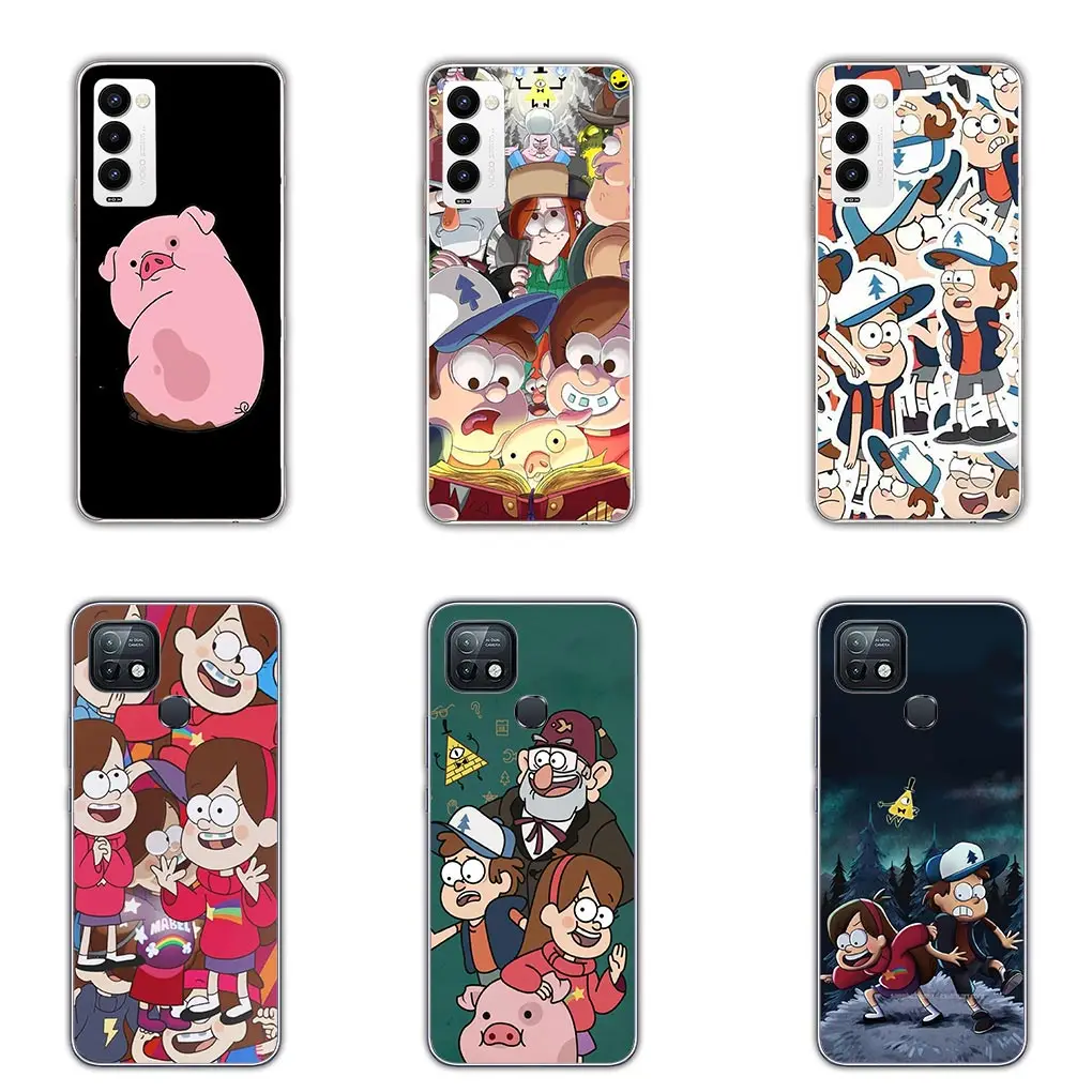 Pig G-Gravitys Anime F-Falls for Motorola Moto G13 G14 G53 G54 G62 G72 G82 G84 E13 E20 G42 G32 G23 G22 G52 Phone Cover Case