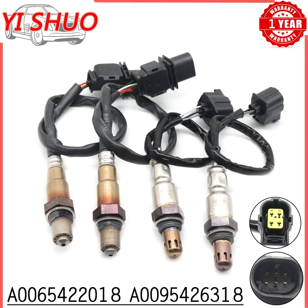 Car A0065422018 A0095426318 Front Rear Air Fuel Ratio Lambda O2 Oxygen Sensor for Mercedes-Benz C350 CL63 CLS63 AMG E350 E400