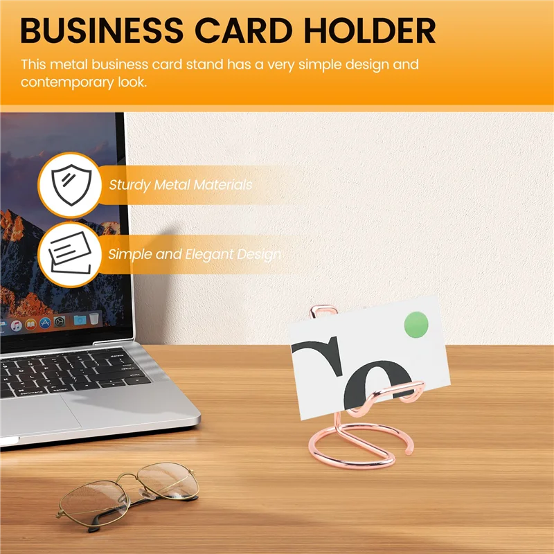 

Держатель для визитных карточек JIULIN для стола, металлическая подставка для визитных карточек, настольный держатель для визитных карточек