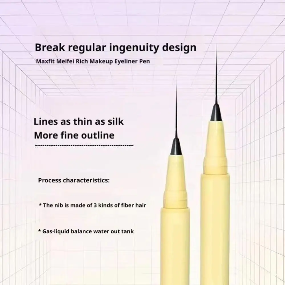 Stylo Eyeliner liquide, couleur chair, fard à paupières, surligneur sous les yeux, Contour éclaircissant, résistant aux taches, crayon de ver à soie couché