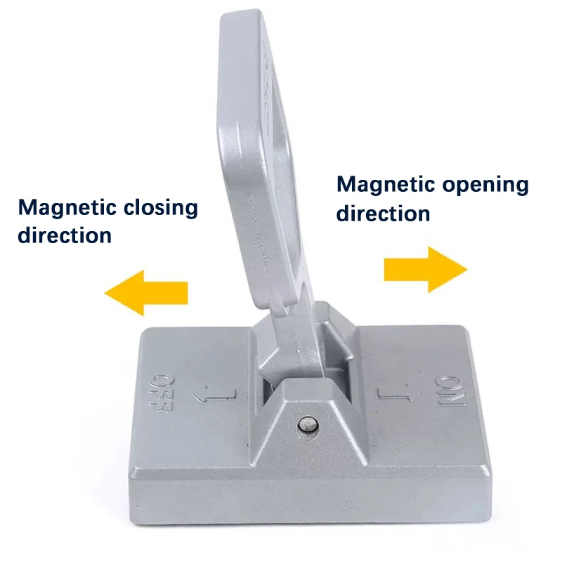 

Портативный магнит на присоске с постоянным магнитом 50 кг, сильная магнитная стальная пластина, железный поглотитель, удобный подъемник с постоянным магнитом