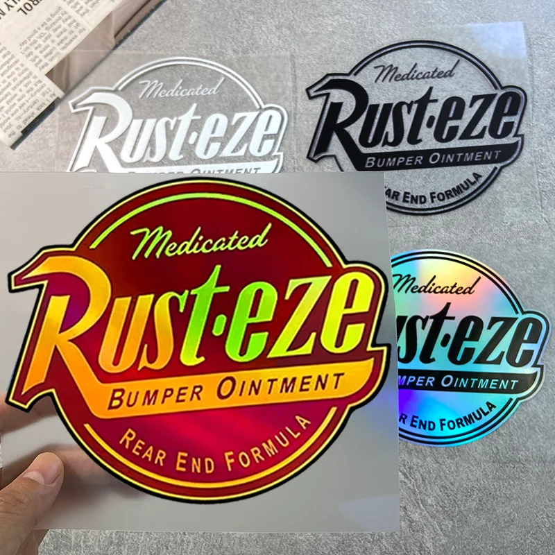 

Наклейки на мотоцикл Rust-Eze, водонепроницаемые для ремонта, обтекатель топливного бака мотоцикла, скутера, виниловые наклейки, автомобиль, грузовик, мультяшное украшение