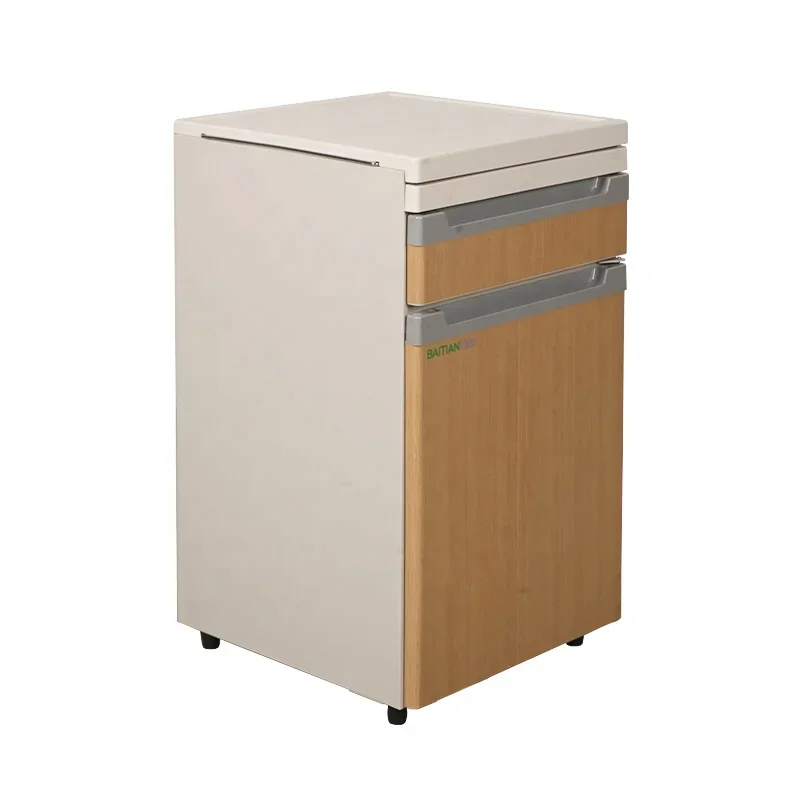 Mobile Home Furniture Clinic Locking bedside table hospital bed side locker