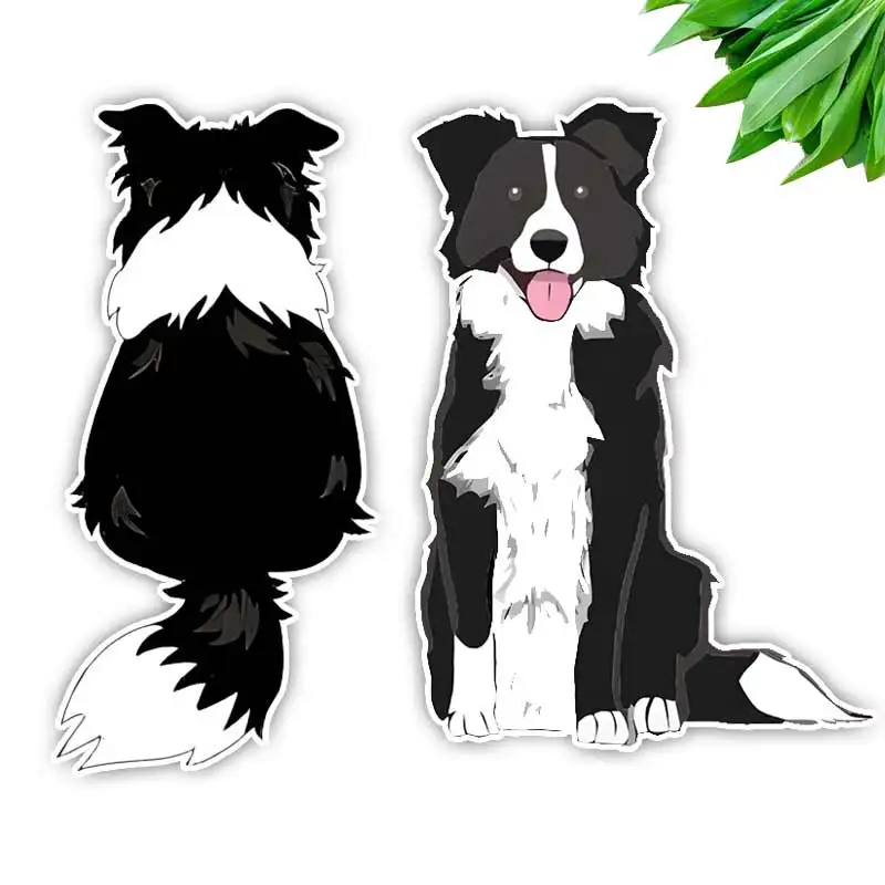 

Cartoon Shepherd Pet Dog Back Car Sticker Self-adhesive Decal For Automotive Rear Window And Bumper Waterproof Sticker TM201