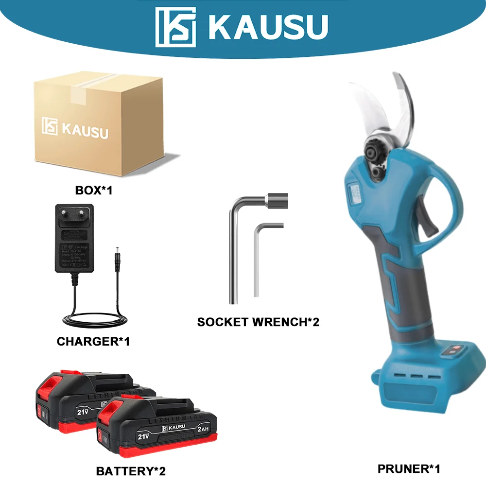 

Cordless Electric Scissors Brushless Pruning Shear Fruit Tree Bonsai Pruner Branches Cutter Power Tools For Makita 18V Battery