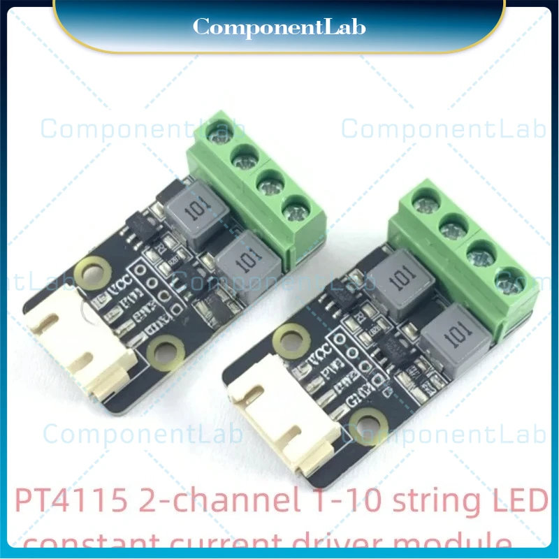 New original PT4115 2-channel 1-10 series LED constant current drive module output current adjustable and customizable