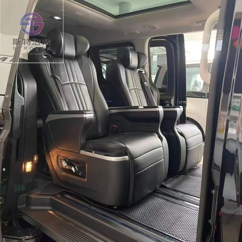 

Оригинальное кожаное сиденье Mercedes W447 V-Class класса люкс с электроподогревом, вентиляцией и массажем для V-Class, Vito, Sprinter, Metris