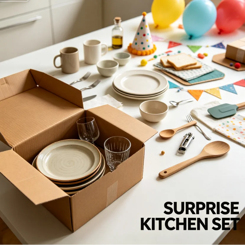 Secret Dining Accessory Blind Box, Random Premium Kitchen Table Items, Great Gift Choice for Home Lovers and Table Layout Enthusiasts